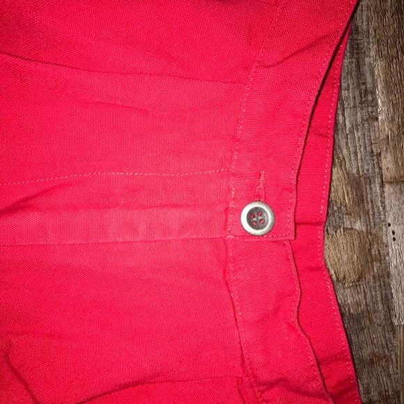 🖤3 for 25🖤Vtg 80s Cottage Core Red High Waist Goth Emo Mom Skater Shorts - Picture 4 of 5